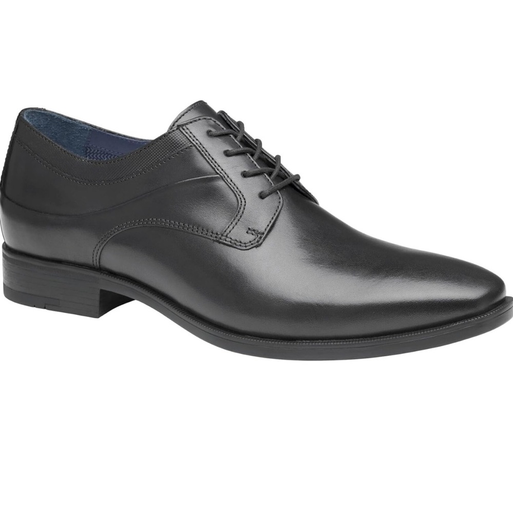 Johnston&Murphy Classic Black Leather Men's Dress Shoes